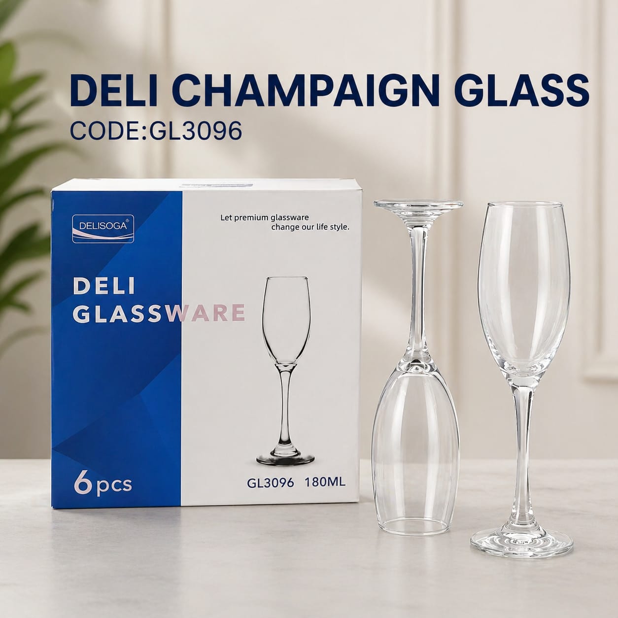 Gloreca Wine Glass Set (6PCS)