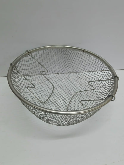 Stainless steel deep frying basket sieve