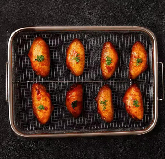 Air fryer basket for oven