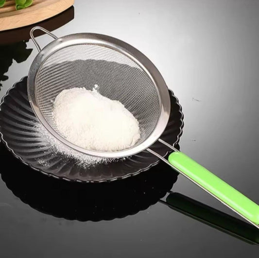 Durable stainless steel strainer