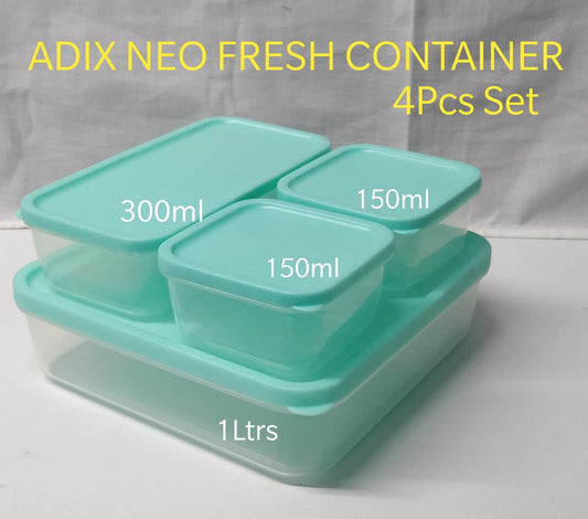 Adix Neo Fresh Container – 4PCS Set
