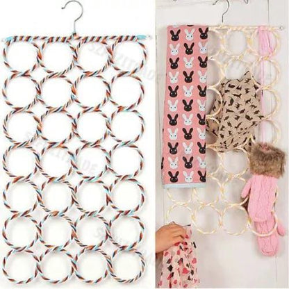 28 holes scarf/ tie holder 1pc