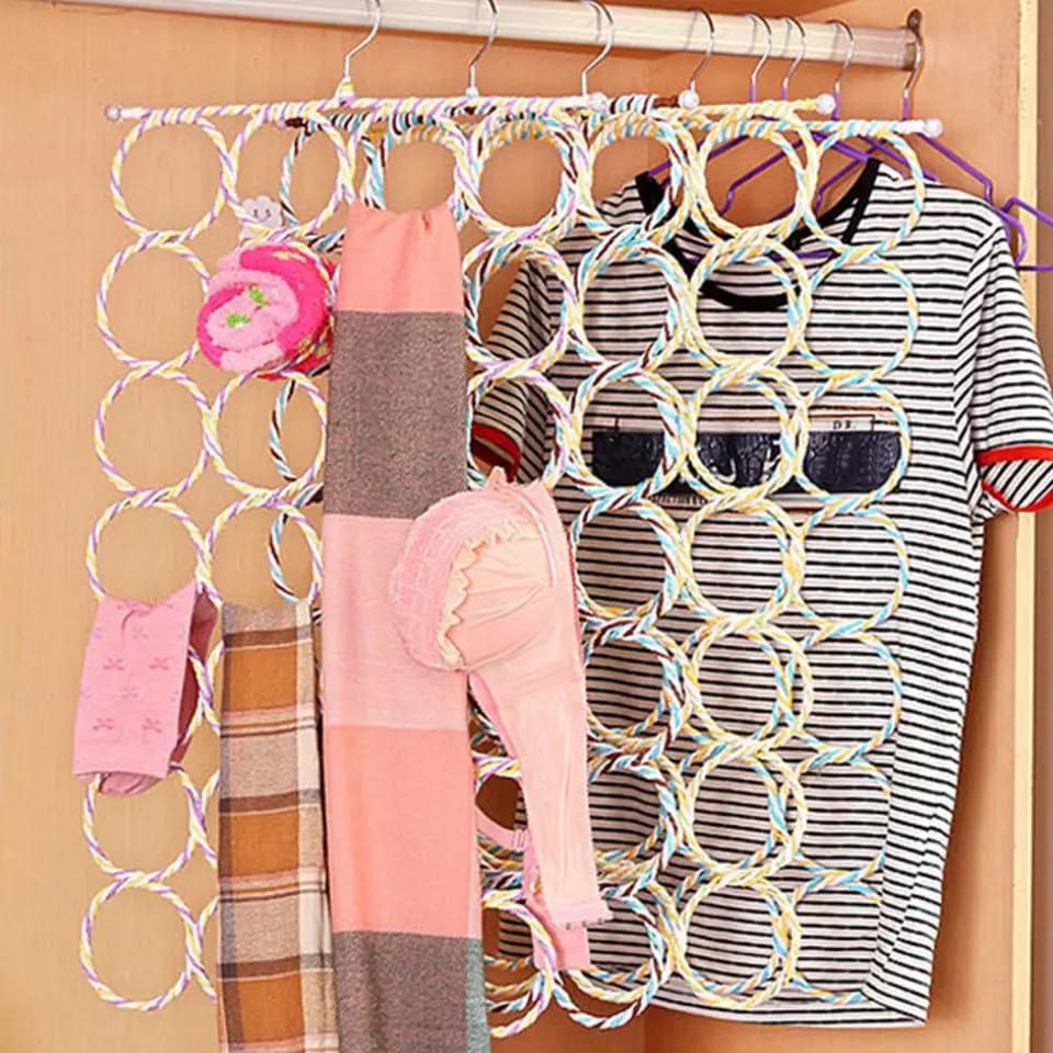 28 holes scarf/ tie holder 1pc