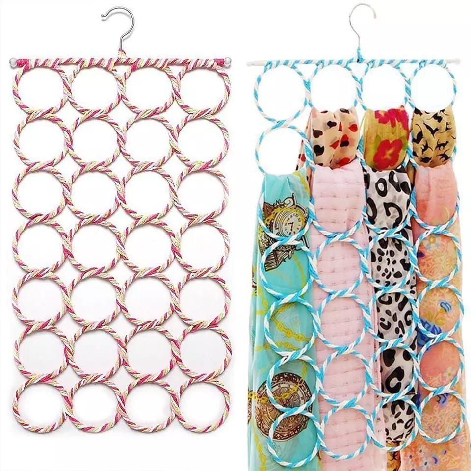 28 holes scarf/ tie holder 1pc