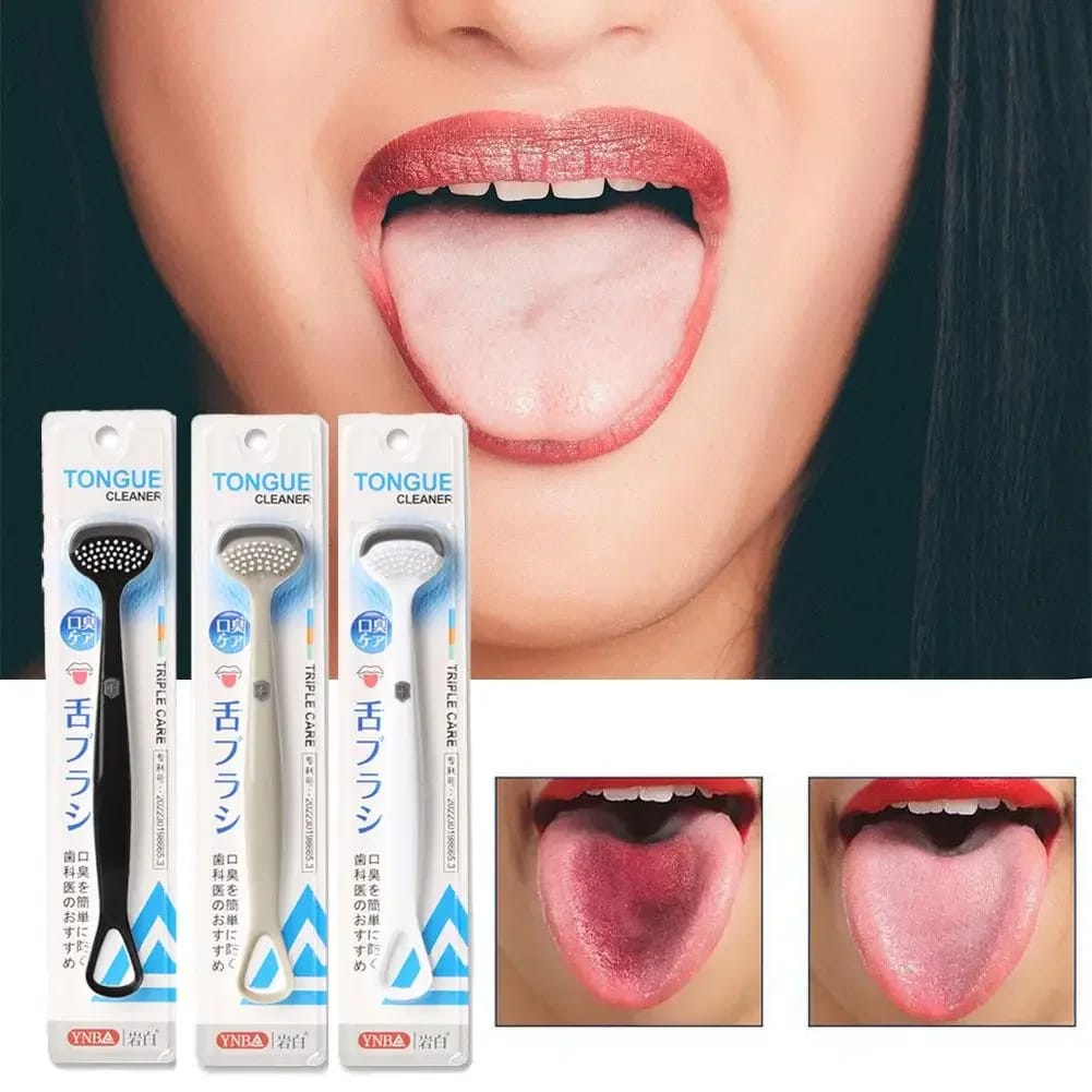 Double Side Professional Tongue Cleaner 1pc