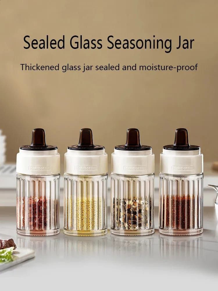 Stripped seasoning Glass jars(3pcs) 260ml