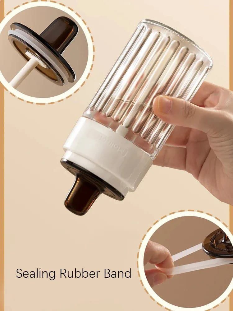 Stripped seasoning Glass jars(3pcs) 260ml