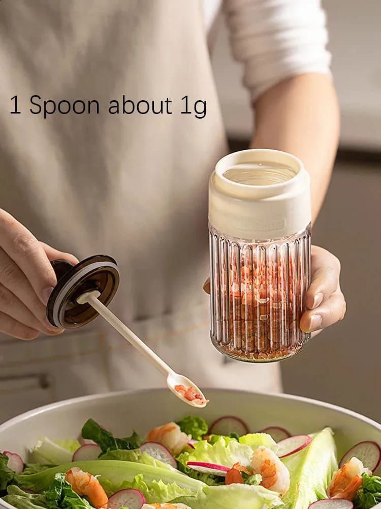 Stripped seasoning Glass jars(3pcs) 260ml