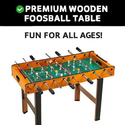 Foldable Foosball Table Game Set