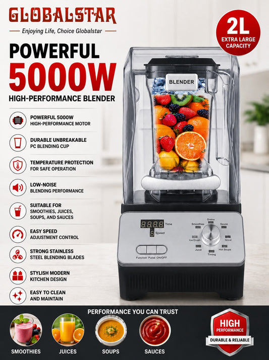 5000 watt 2L silent globalstar blender