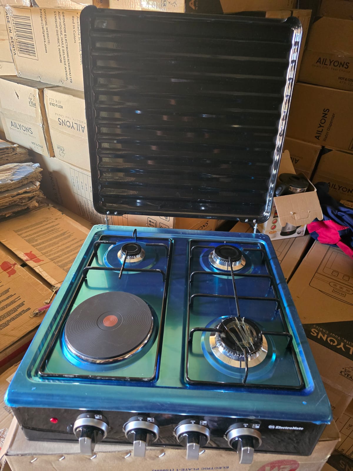 Electromate 3+1 cooker table top cooker