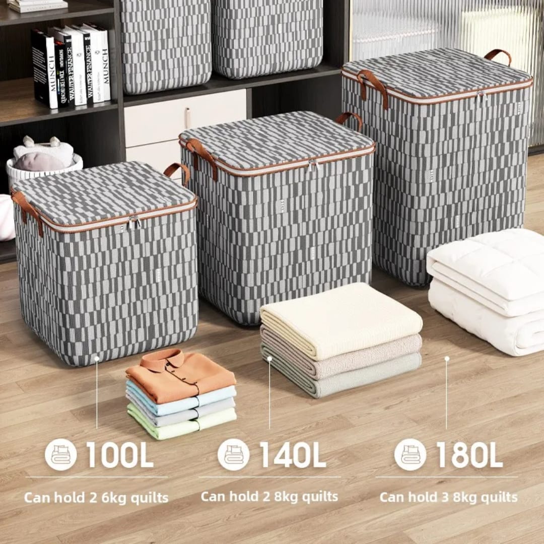 3 pcs Large capacity quilt duvet storage bags