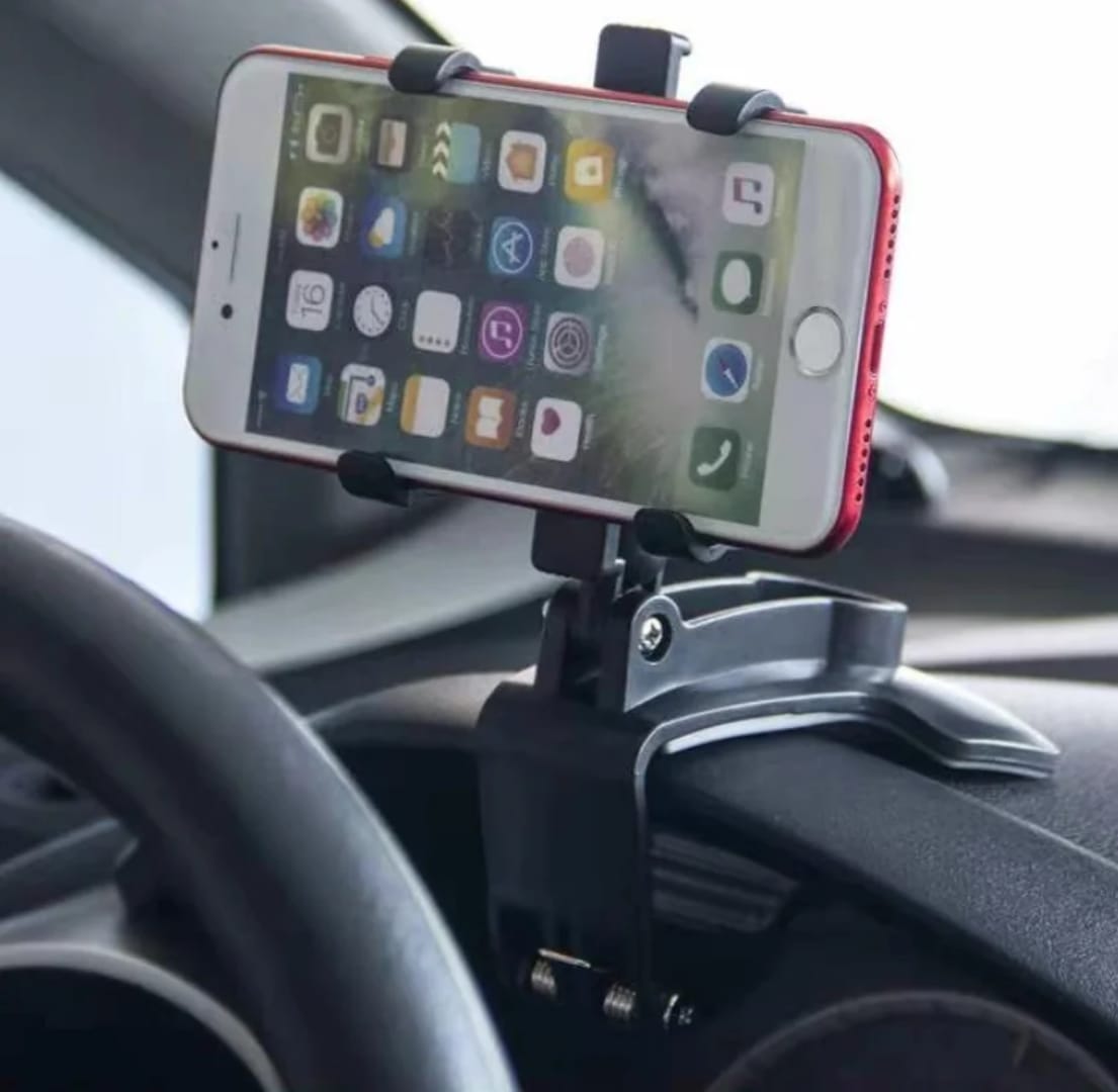 Car dashboard phone holder