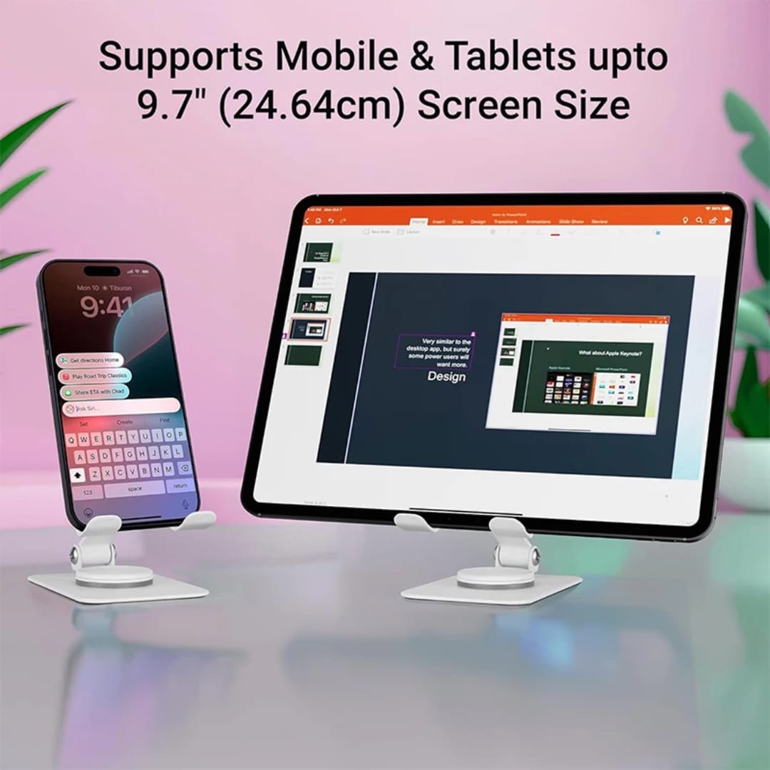 Metalic phone stand