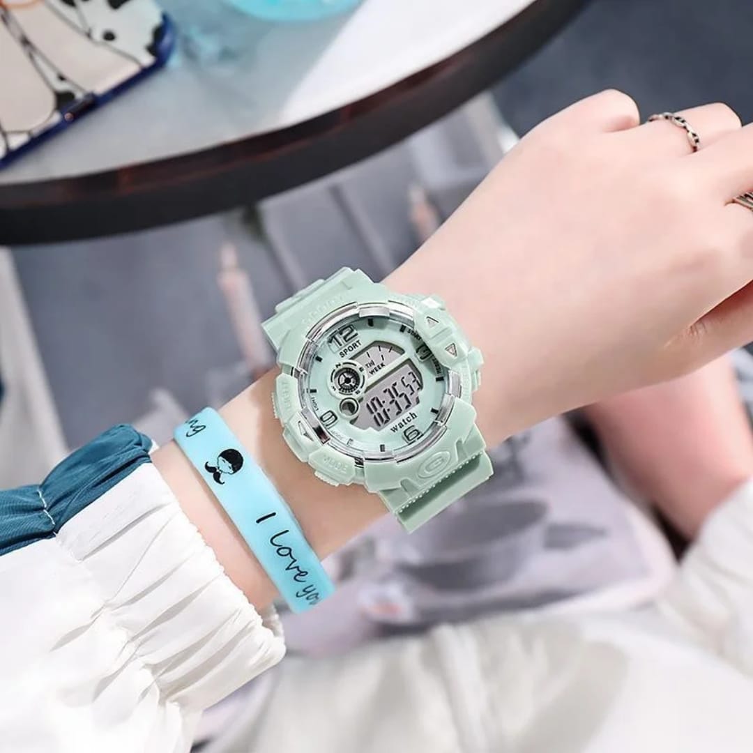 Kids digital sports watch