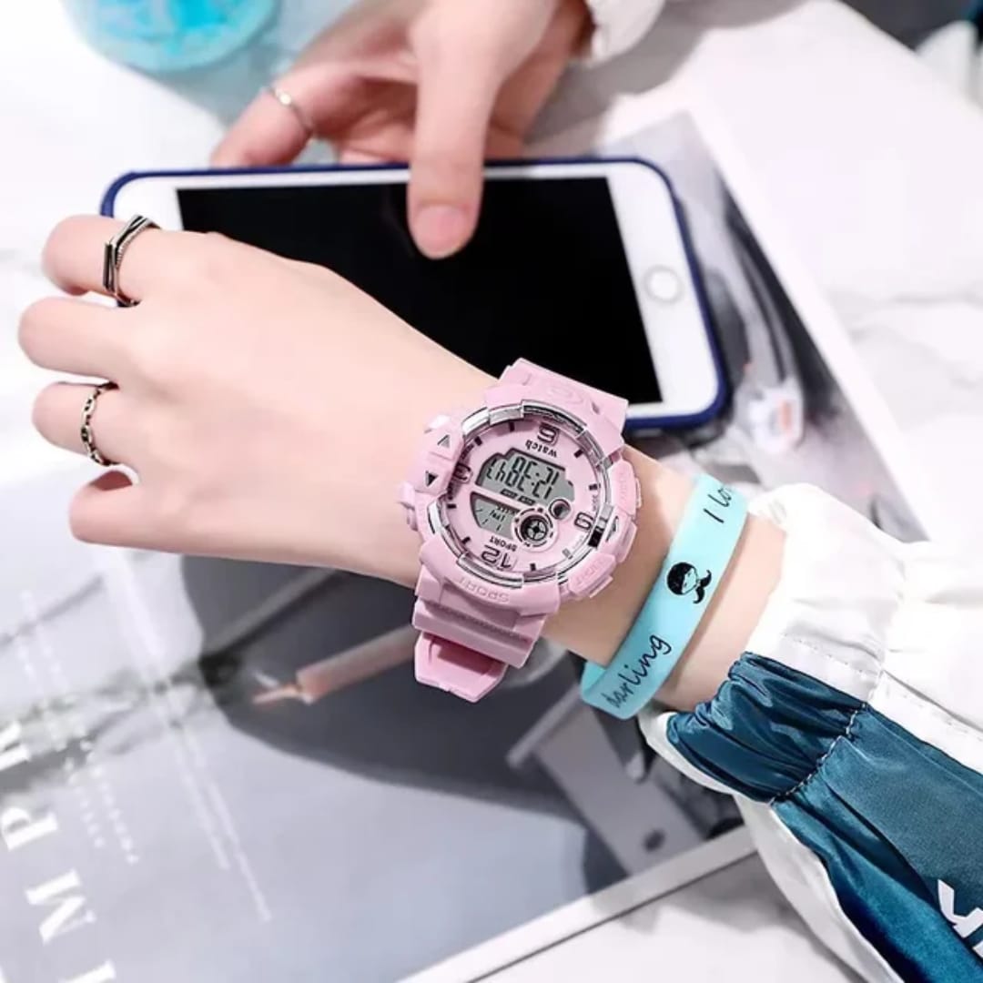 Kids digital sports watch