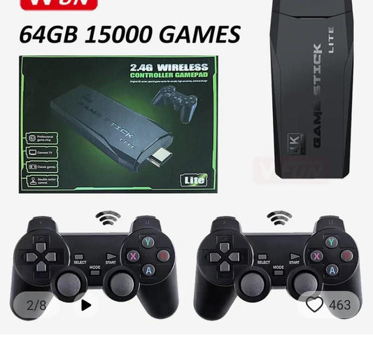 15,000 games console with wireless controller(1piece)