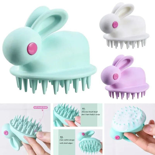 Rabbit shaped bathing brush (silicone)