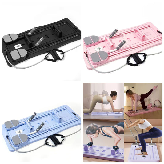 Multifunctional exercise plates board