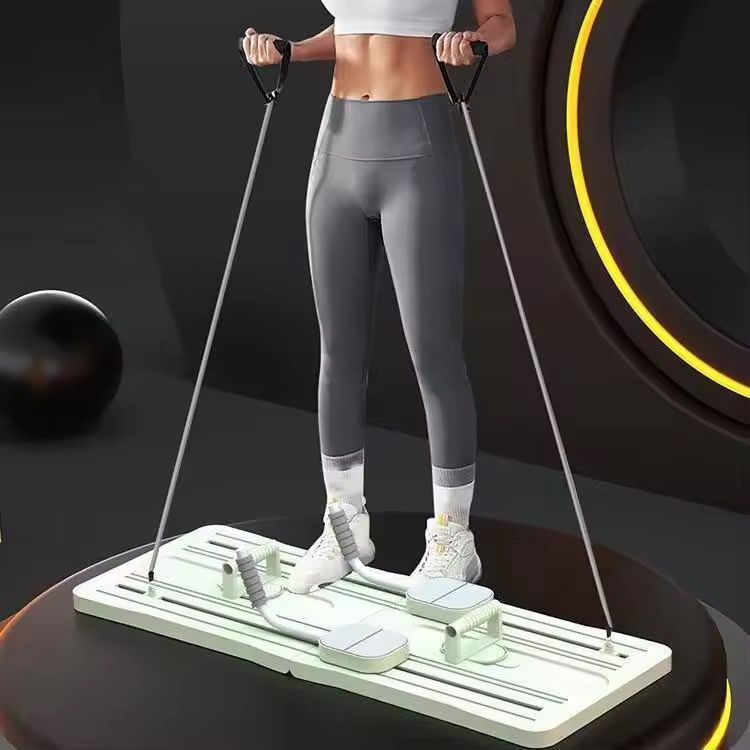 Multifunctional exercise plates board