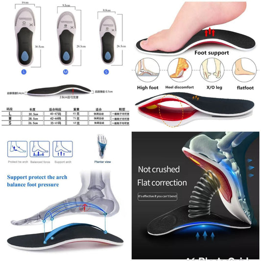 Orthopedic insoles pair