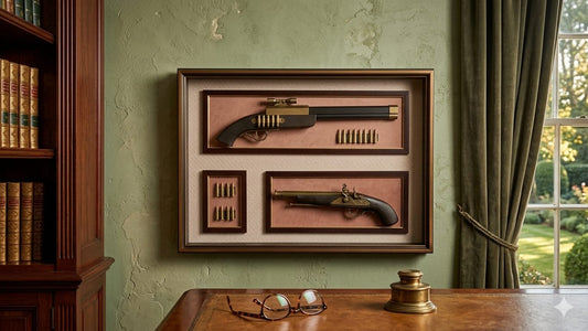 2 gun 16 bullets wall decor (58*80 cm)