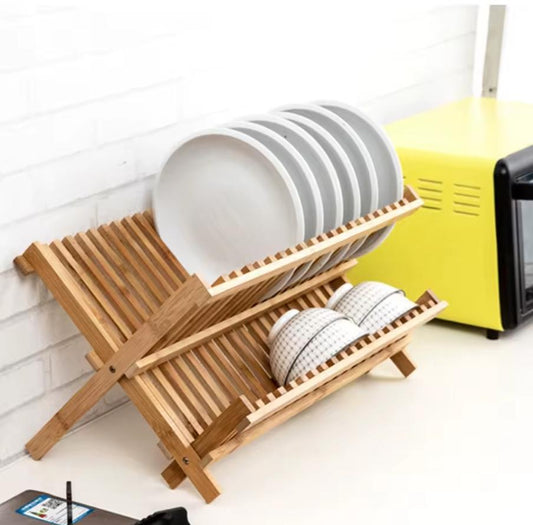 Bamboo dishrack
