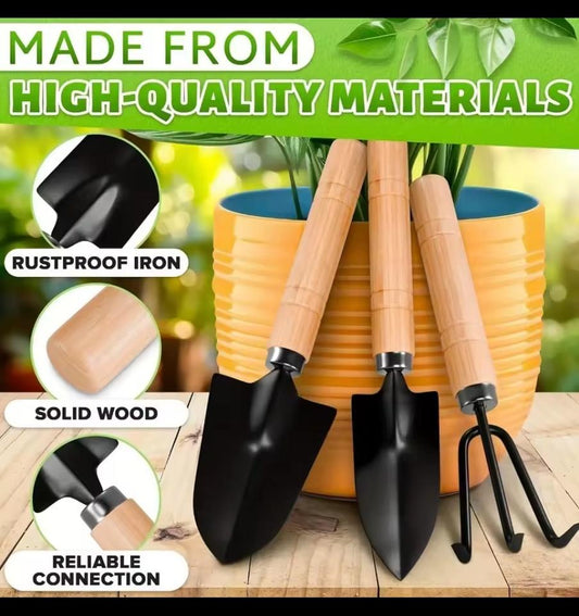 3 piece mini indoor gardening tools set