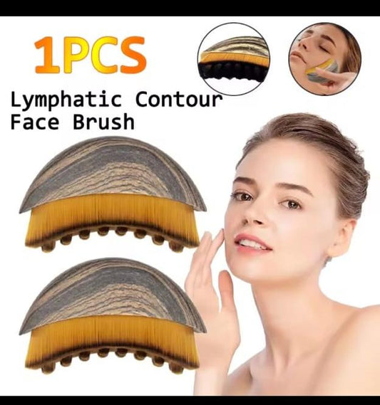 Lymphatic drainage dry brushing