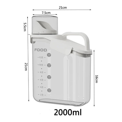 Transparent Airtight Food Storage Container (2000ml)