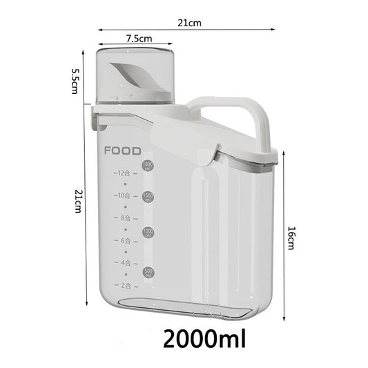 Transparent Airtight Food Storage Container (2000ml)