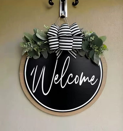 Welcome Door Hanging Sign