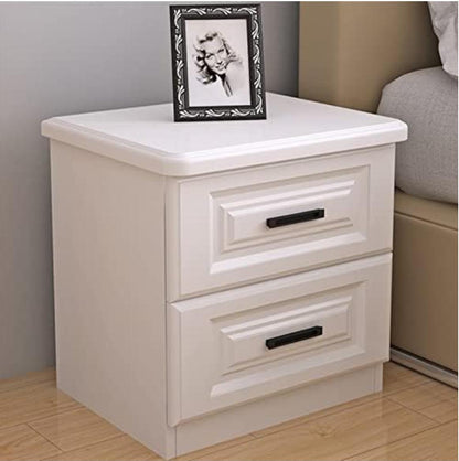 Nightstand with 2 Drawers Bedside Tables  Wooden Bedside Drawer