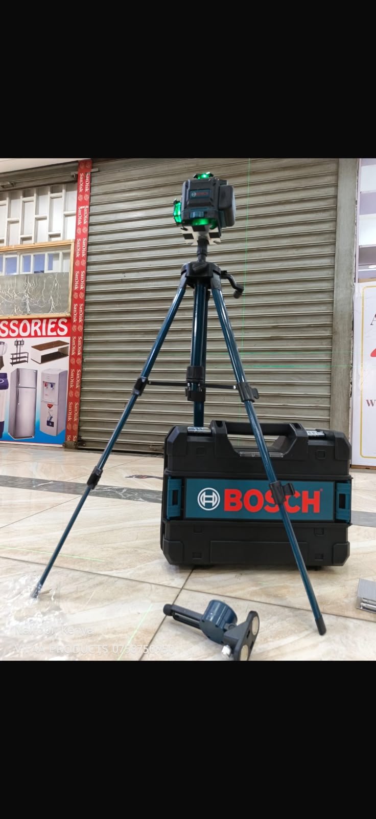 Bosch green beam laser level kit