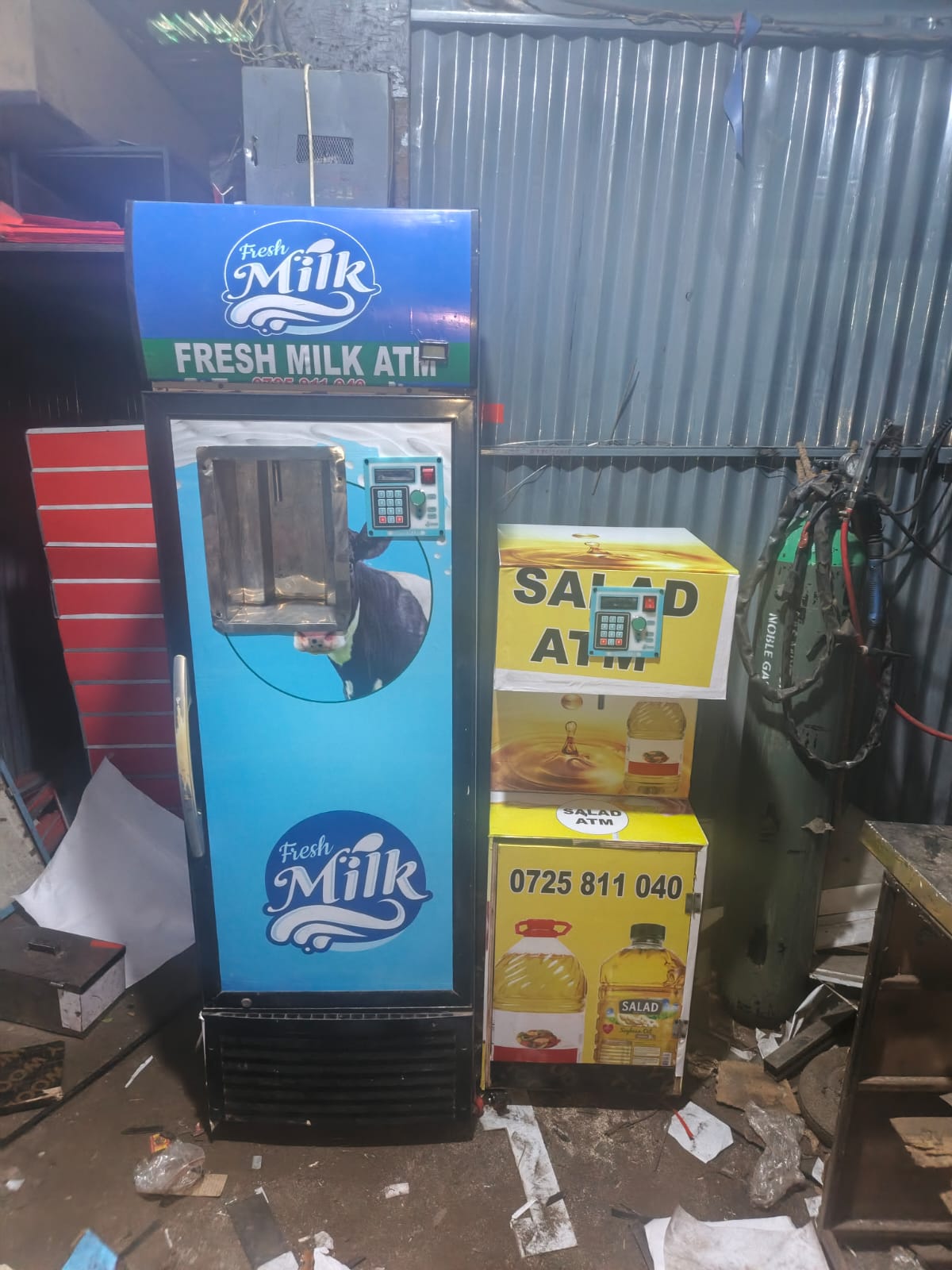 Salad & Milk & Paraffin ATM