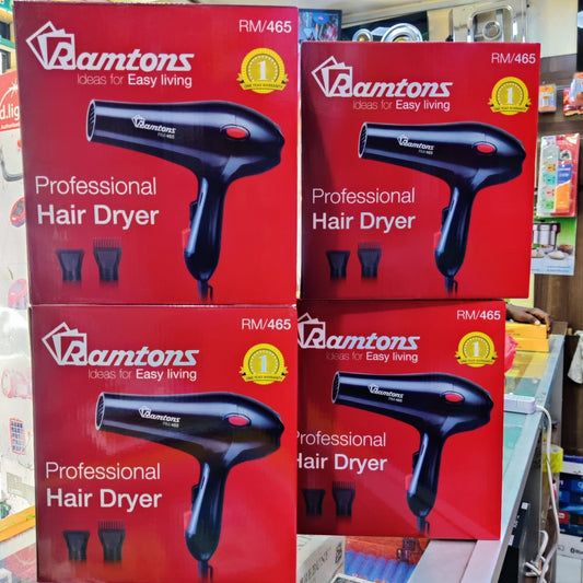 Professional Hair Dryer RM/465 1800W 2 Speed & 3 Heat Settings