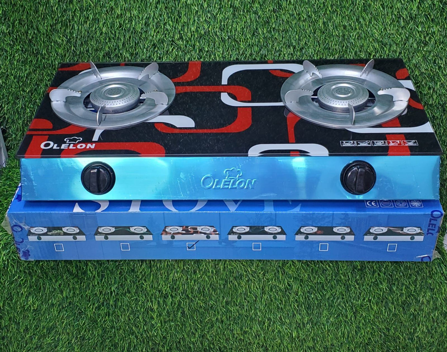 Olelon 2 burner glass top cooker