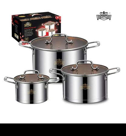 Premium Stainless steel cookware set (6pcs)
