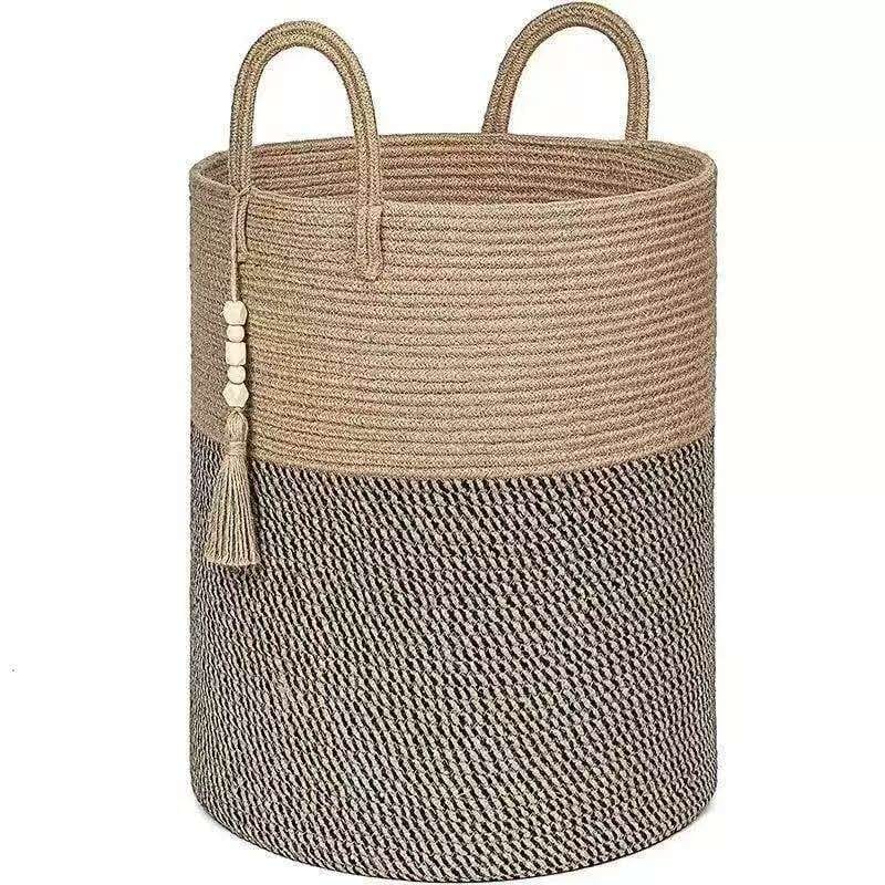Large Woven Laundry Hamper Baskets
