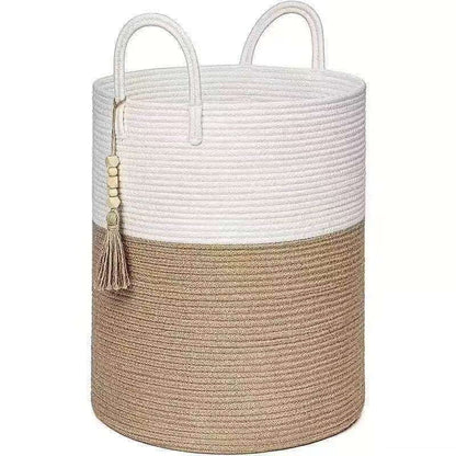 Large Woven Laundry Hamper Baskets