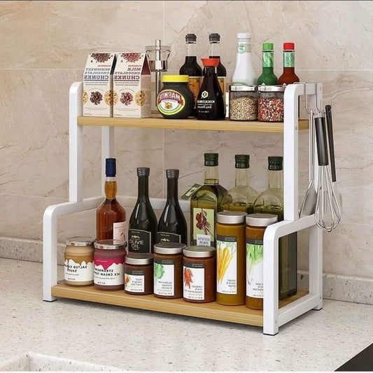 Stainless Steel Kitchen Spice Storage Rack