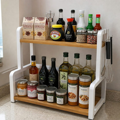 Stainless Steel Kitchen Spice Storage Rack