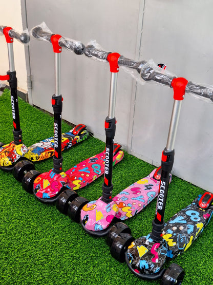 Scooter with Graffiti
