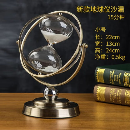 Creative metal hourglass Ornaments Decor
