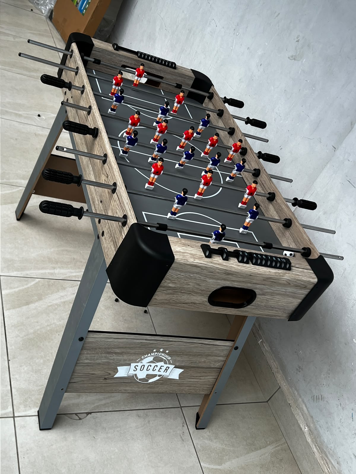 Foldable Foosball Table Game Set