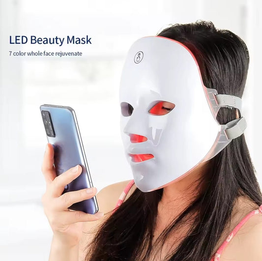 Wireless Rechargeable FaciaI LED Mask Red Light