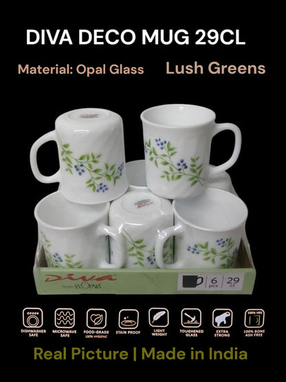 Diva  Deco Mug 29cl  6pcs  set