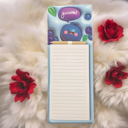 Magnetic fridge notebook