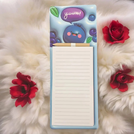 Magnetic fridge notebook