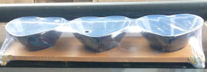 Salad Love Bowls With Bamboo Tray